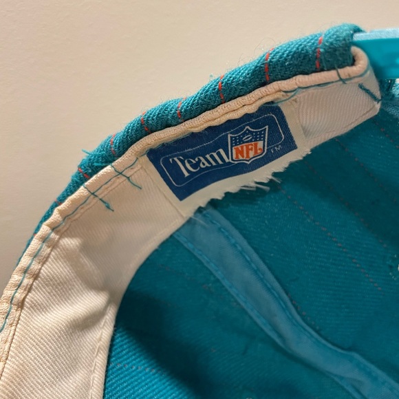 Vintage Miami Dolphins Pinstripe Script Snapback - Picture 6 of 6